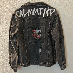 Distressed Denim Jack - Calm Mind